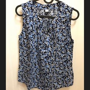 Floral Sleeveless Blouse (XS)
